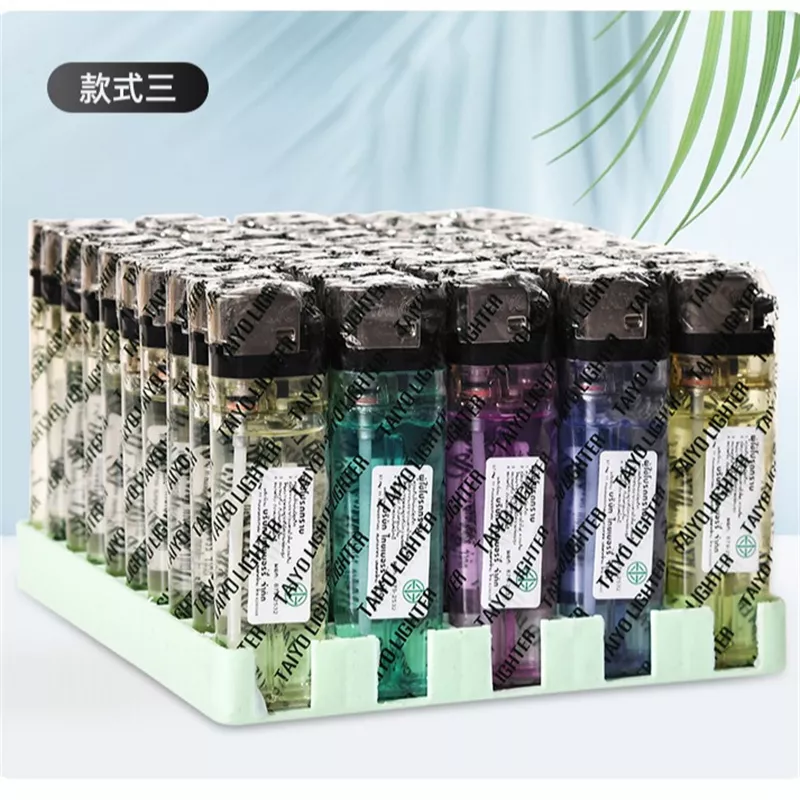 Wholesale of new grinding wheel lighters with open flame coating